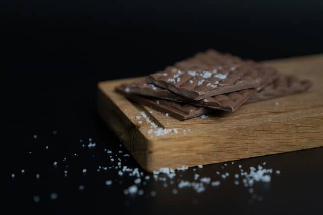 Bruchschokolade Vollmilch Salz