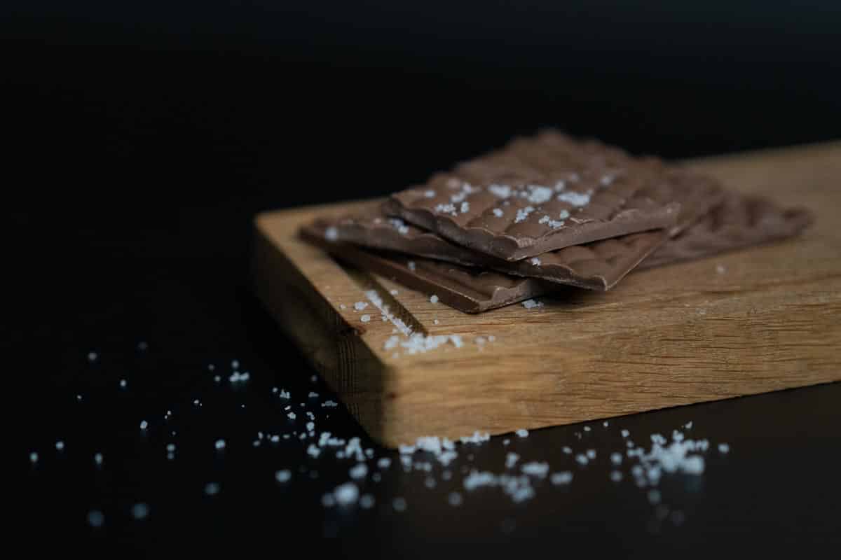 Bruchschokolade Vollmilch Salz